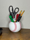 Baseball Desk Pencil Organizer